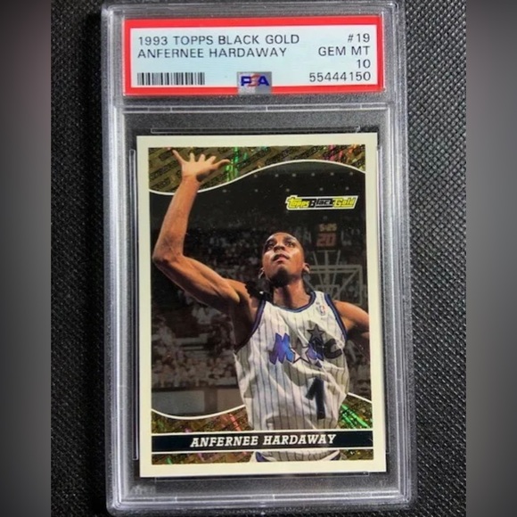 1993 Topps Black Gold #19 Anfernee Hardaway RC Rookie PSA 10 GEM MINT magic